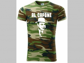 Al Capone pánske maskáčové tričko 100%bavlna